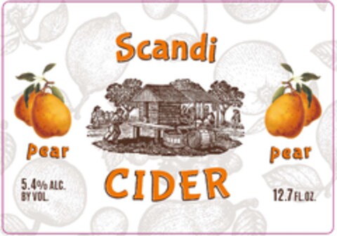 Scandi pear CIDER Logo (EUIPO, 09.10.2015)