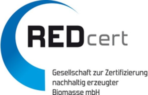 REDcert Gesellschaft zur Zertifizierung nachhaltig erzeugter Biomasse mbH Logo (EUIPO, 30.11.2017)