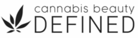 CANNABIS BEAUTY DEFINED Logo (EUIPO, 26.02.2019)