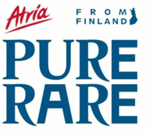 ATRIA PURE RARE FROM FINLAND Logo (EUIPO, 06.06.2019)