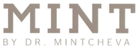 MINT BY DR. MINTCHEVA Logo (EUIPO, 08/06/2019)