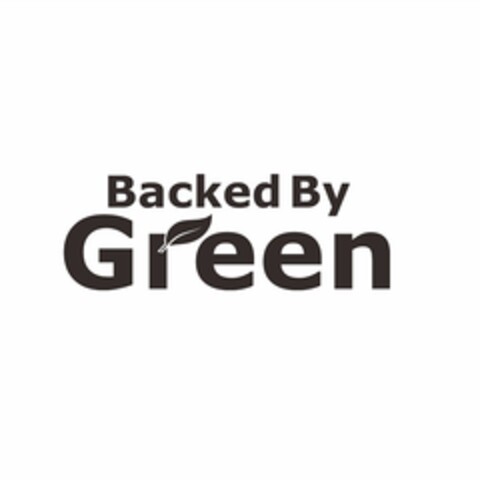 Backed By Green Logo (EUIPO, 06/09/2021)