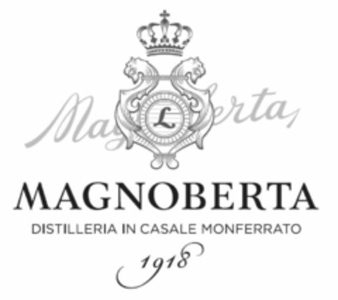 MAGNOBERTA DISTILLERIA IN CASALE MONFERRATO 1918 Logo (EUIPO, 07/06/2021)