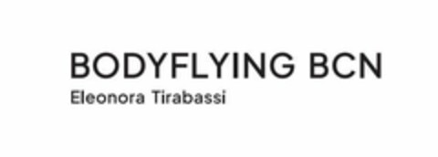BODYFLYING BCN Eleonora Tirabassi Logo (EUIPO, 02/11/2022)