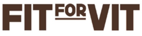 FIT FOR VIT Logo (EUIPO, 19.06.2023)