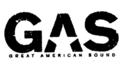 GAS GREAT AMERICAN SOUND Logo (EUIPO, 06/27/1997)