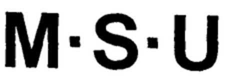 M·S·U Logo (EUIPO, 30.10.1998)