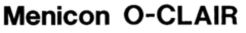 Menicon O-CLAIR Logo (EUIPO, 09.12.1999)