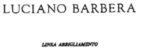 LUCIANO BARBERA LINEA ABBIGLIAMENTO Logo (EUIPO, 24.11.2000)