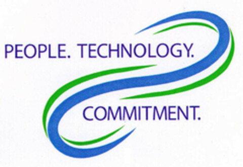 PEOPLE. TECHNOLOGY. COMMITMENT. Logo (EUIPO, 18.06.2001)