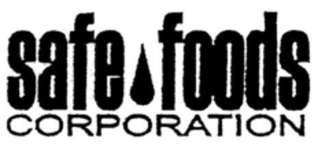 safe foods CORPORATION Logo (EUIPO, 23.10.2001)