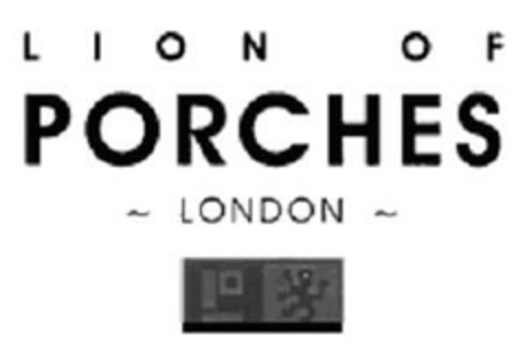 LION OF PORCHES LONDON Logo (EUIPO, 09/10/2003)