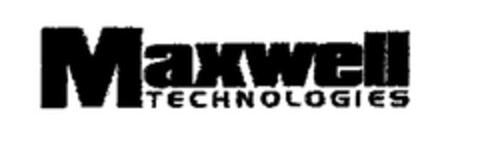 Maxwell Technologies Logo (EUIPO, 13.10.2004)