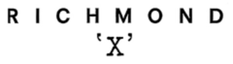 RICHMOND 'X' Logo (EUIPO, 22.12.2004)