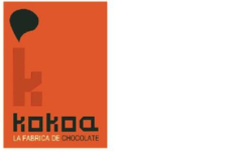 k kokoa LA FABRICA DE CHOCOLATE Logo (EUIPO, 02/14/2006)