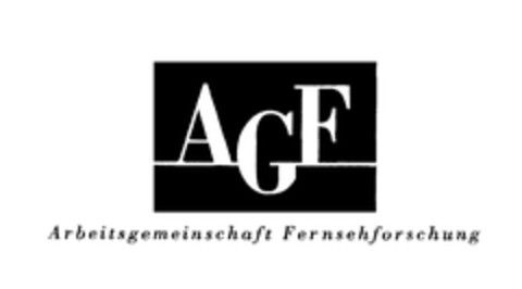 AGF Arbeitsgemeinschaft Fernsehforschung Logo (EUIPO, 04.09.2006)