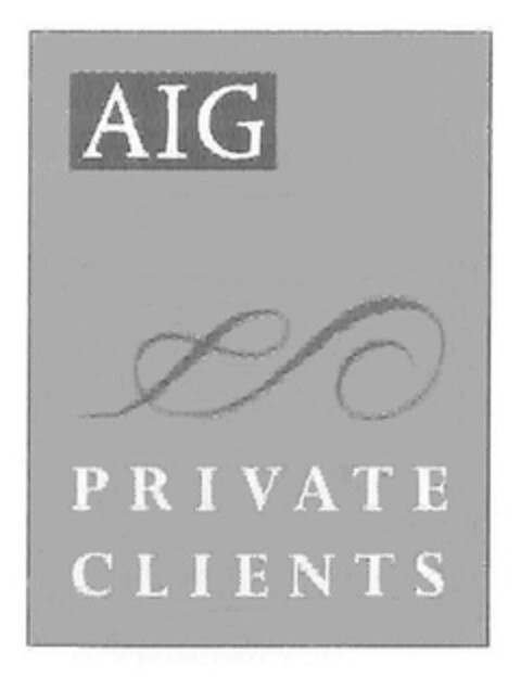 AIG PRIVATE CLIENTS Logo (EUIPO, 06.10.2006)