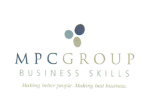 MPCGROUP BUSINESS SKILLS Making better people. Making best business. Logo (EUIPO, 22.12.2006)