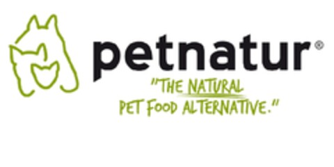 petnatur "THE NATURAL PET FOOD ALTERNATIVE." Logo (EUIPO, 13.05.2009)