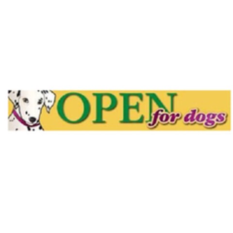 OPEN FOR DOGS Logo (EUIPO, 14.09.2011)