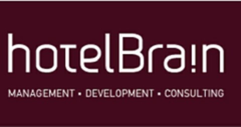 hotelBrain management development consulting Logo (EUIPO, 05.12.2014)