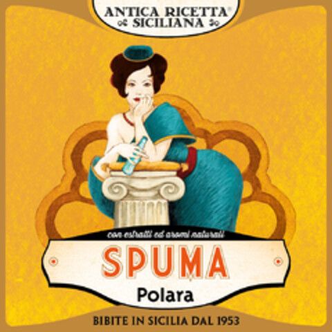 antica ricetta siciliana con estratti ed aromi naturali spuma polara bibite in sicilia dal 1953 Logo (EUIPO, 04.04.2016)