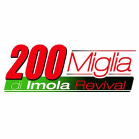 200 Miglia di Imola Revival Logo (EUIPO, 11.05.2016)