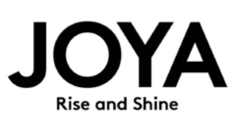 JOYA Rise and Shine Logo (EUIPO, 06.10.2016)