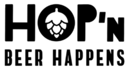 HOP'N BEER HAPPENS Logo (EUIPO, 04/27/2018)