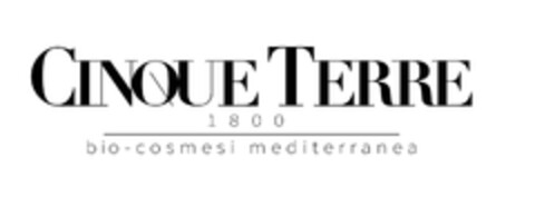 CINQUE TERRE 1800 BIO-COSMESI MEDITERRANEA Logo (EUIPO, 20.06.2019)