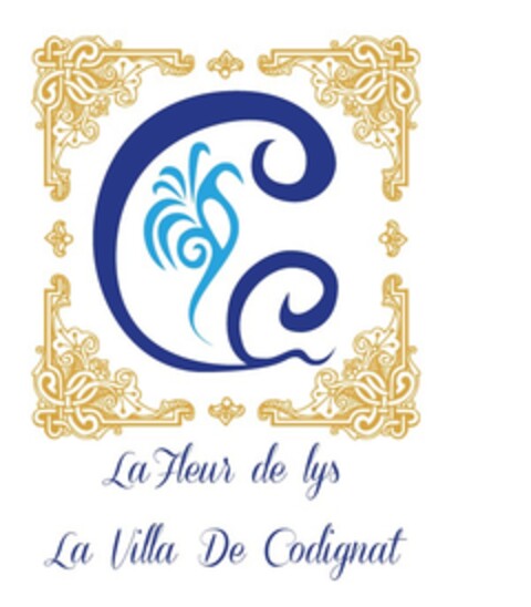 LA FLEUR DE LYS LA VILLA DE CODIGNAT Logo (EUIPO, 18.02.2020)