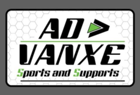 AD VANXE Sports and Supports Logo (EUIPO, 09.04.2020)
