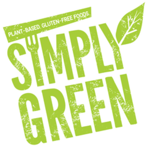 SIMPLY GREEN PLANT-BASED, GLUTEN-FREE FOODS Logo (EUIPO, 28.09.2020)