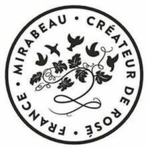 MIRABEAU CREATEUR DE ROSE FRANCE Logo (EUIPO, 10.03.2022)