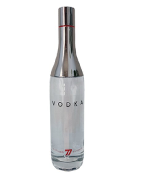 VODKA DISTILLED 77 FILTERED Logo (EUIPO, 11.03.2022)