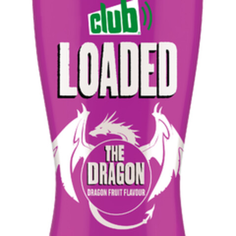 Club LOADED THE DRAGON DRAGON FRUIT FLAVOUR Logo (EUIPO, 10.01.2023)