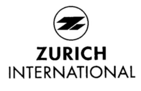 ZURICH INTERNATIONAL Logo (EUIPO, 01.04.1996)