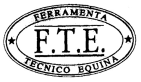 F.T.E. FERRAMENTA TECNICO EQUINA Logo (EUIPO, 21.10.1998)