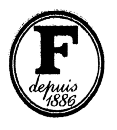 F depuis 1886 Logo (EUIPO, 03.08.2000)