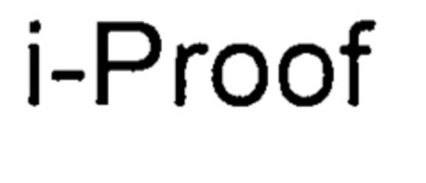 i-Proof Logo (EUIPO, 25.09.2000)