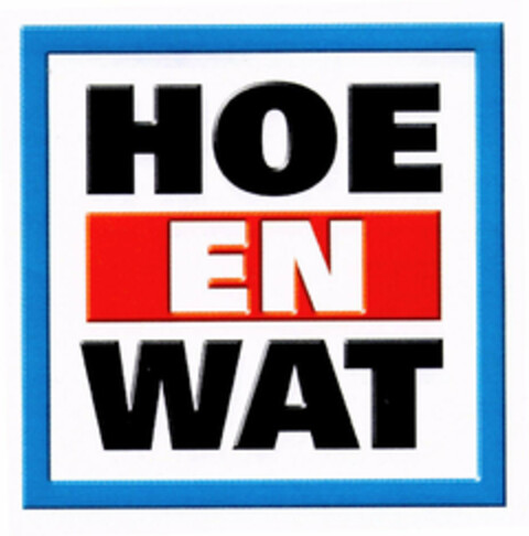 HOE EN WAT Logo (EUIPO, 16.09.2002)