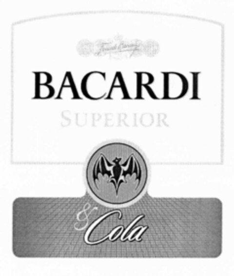 BACARDI SUPERIOR & Cola Logo (EUIPO, 19.11.2002)