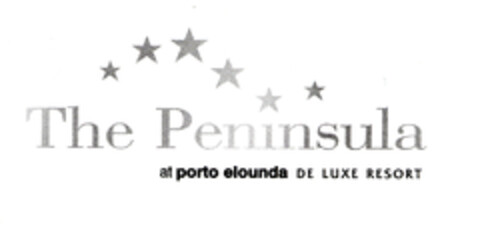 The Peninsula at porto elounda DE LUXE RESORT Logo (EUIPO, 24.10.2003)
