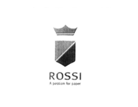 ROSSI A passion for paper Logo (EUIPO, 25.05.2005)