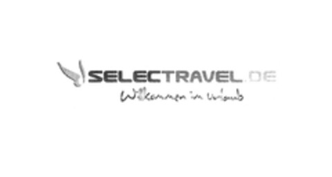 SELECTTRAVEL DE willkommen im Urlaub Logo (EUIPO, 06.09.2005)