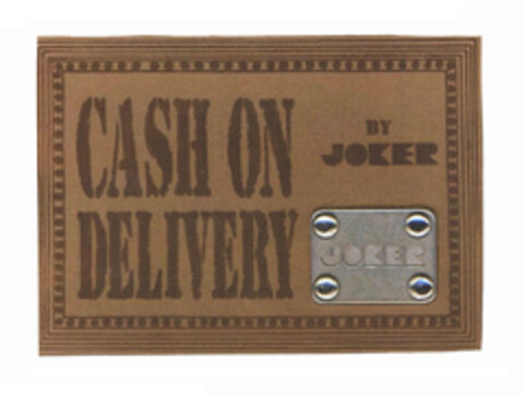 CASH ON DELIVERY by JOKER Logo (EUIPO, 05.12.2005)