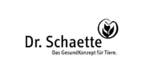Dr. Schaette Das GesundKonzept für Tiere Logo (EUIPO, 25.08.2009)
