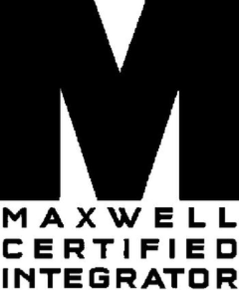 M MAXWELL CERTIFIED INTEGRATOR Logo (EUIPO, 27.11.2009)