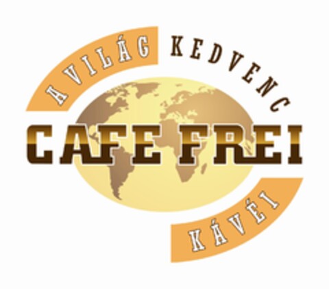 A VILÁG KEDVENC KÁVÉI CAFE FREI Logo (EUIPO, 09/27/2010)