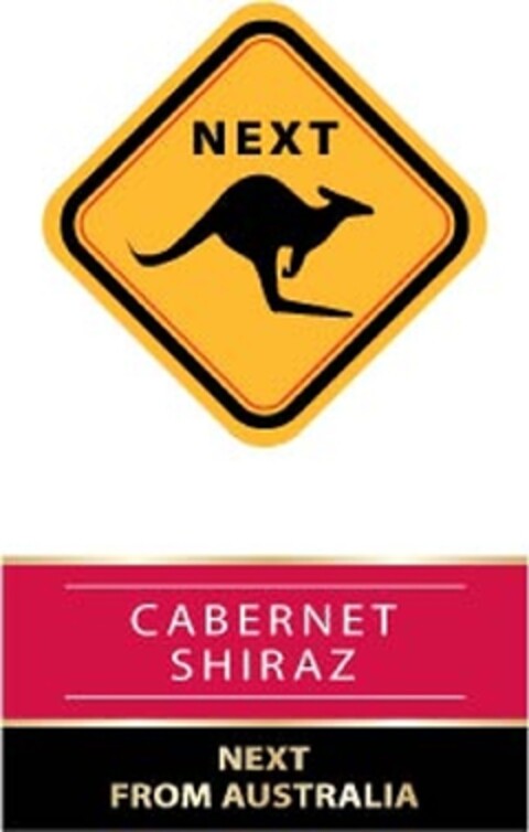 NEXT CABERNET SHIRAZ NEXT FROM AUSTRALIA Logo (EUIPO, 05/17/2011)